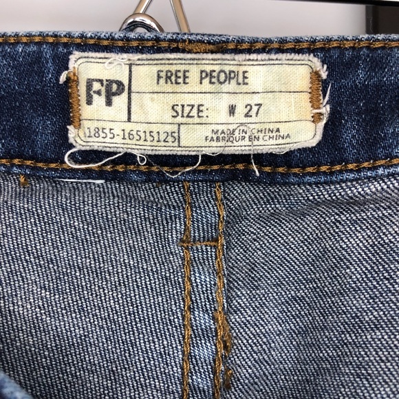 Free People Button fly  skinny jeans size 27 - Picture 10 of 11